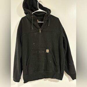 Carhartt Black Zip-Up Hoodie